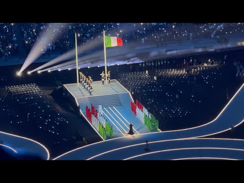 LAURA PAUSINI sang beautifully the Italian National Anthem | MILANO CORTINA 2026