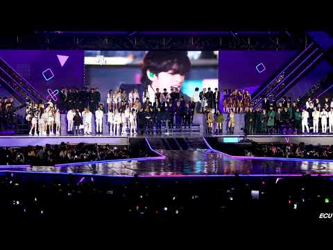 191227 가요대축제 전 출연자 입장 entrance for ending 직캠 by ECU