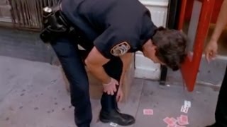 Officer Finds Card in Shoe: Street Magic | David Blaine