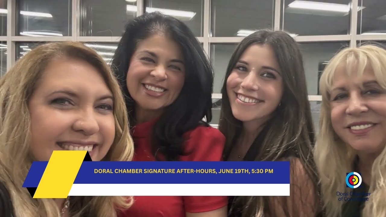 Doral Chamber After hours Courtyard Miami Dolphin Mall