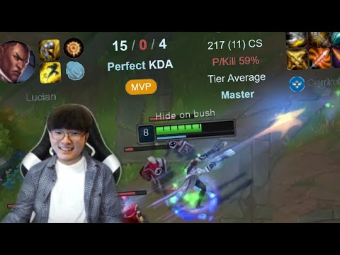 FAKER GOES GODLIKE ON MID LUCIAN - Faker's ProHUD™️ Highlights