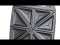 Sumuštinių keptuvas Camry | Sumuštinių keptuvė XL | CR 3023 | 1500 W | Lentelių skaičius 1 | Kepinių skaičius 4 | Juodas
