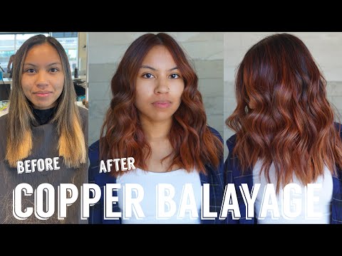Hair Transformations with Lauryn: Trendy Copper Red...