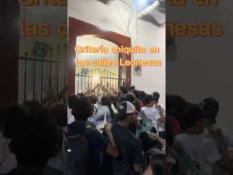 La #gritería chiquita en las calles de #León, #Nicaragua.