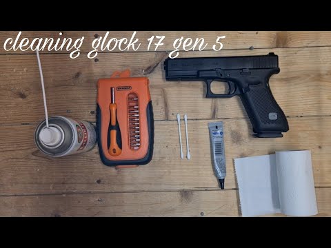 Glock 17 Gen 5 Cleaning & Lubricating Airsoft (Tutorial)