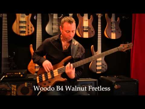 Rickard Malmsten Plays Woodo B4 Walnut Fretless
