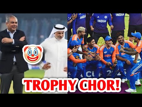 Trophy Chor Mohsin Naqvi CLOWN Moment 🤡 India Vs Pakistan Asia Cup Final 2025 Cricket News Facts