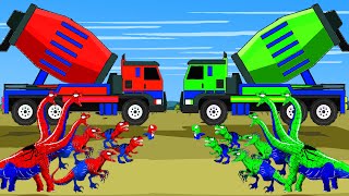 Download lagu BRACHIOSAURUS EVOLUTION OF T-rex vs Indominus GODZILLA, Concrete Mixer Truck: The Best Of Dinosaur mp3