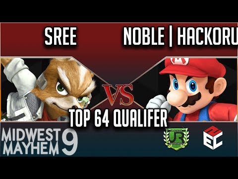 Midwest Mayhem 9 TOP 64 QUALIFER - Sree (Fox) vs Noble | Hackoru (Mario)
