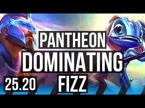 PANTHEON vs FIZZ (MID) | Dominating | KR Master | 25.20