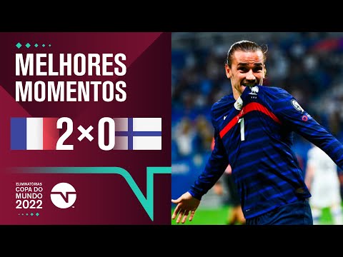Gols e lances de França x Finlandia
