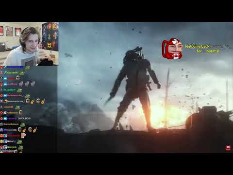 xQc Reacts to Battlefield 1 Official Reveal Trailer