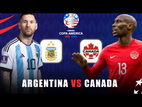 Argentina vs Canada - Copa América 2024 Full Match Minutes to Minutes