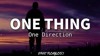 One Thing - One Direction (Lyrics)🎶