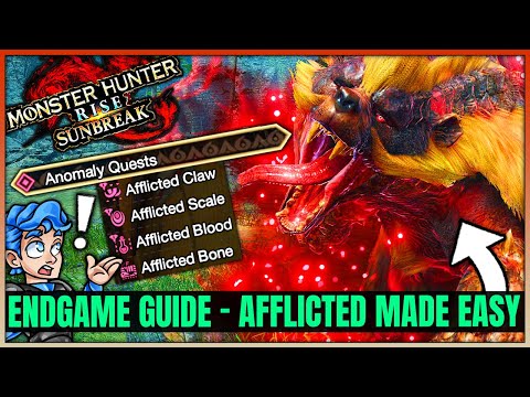 Sunbreak Endgame Explained - Afflicted Monster & Anomaly Quest Guide - Monster Hunter Rise Sunbreak!
