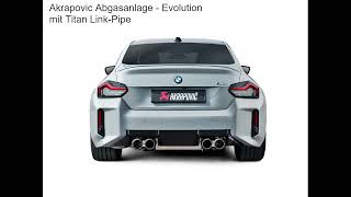 Video: Akrapovic Evolution Line Titan Duplex Racing-Komplettanlage ab Kat BMW M2 G87