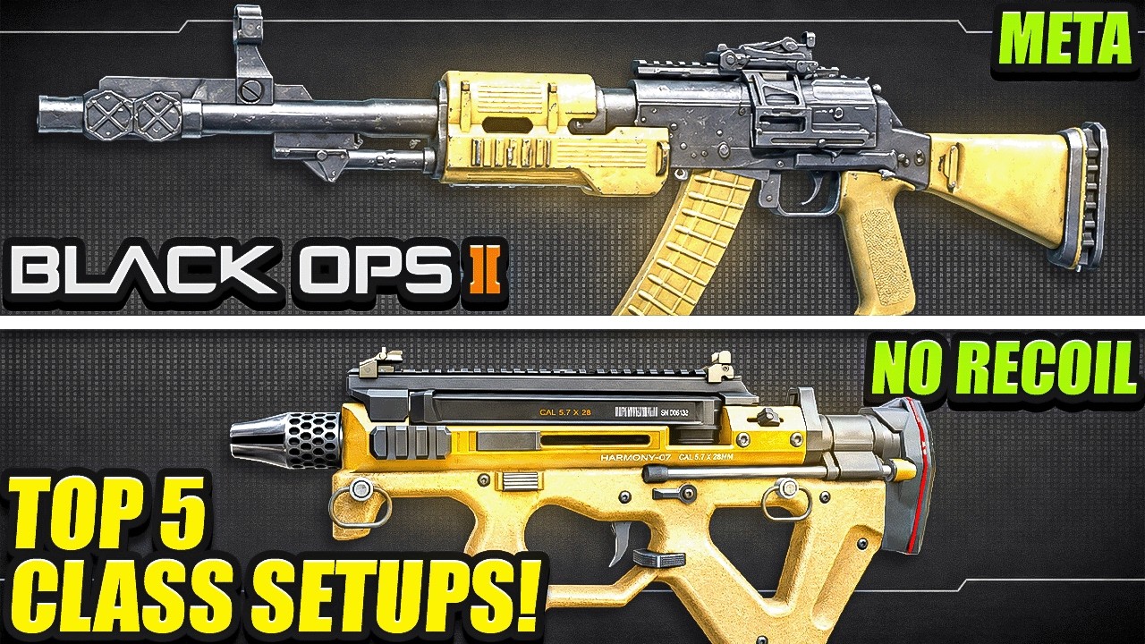 BLACK OPS 2: NEW TOP 5 META CLASS SETUPS TO USE! (BO2 Best Class Setups) BO2 Best Guns
