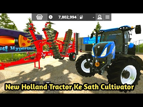 Farming Simulator 20 | New Holland ke sath NAYA CULTIVATOR REVIEW + Gameplay (Hindi)