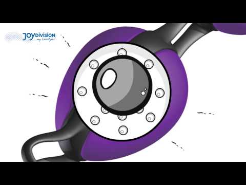 Видео Вагинальные шарики фиолетовые Joyballs Secret