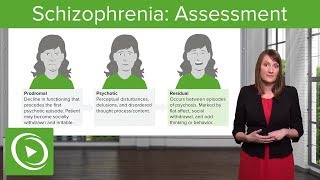 Schizophrenia: Assessment – Psychiatry | Lecturio