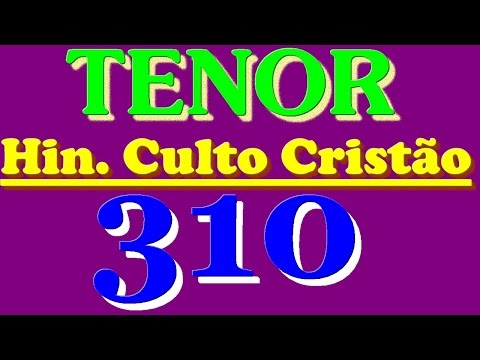 310-  QUEM  SALVA  É  SÓ  JESUS  -  TENOR