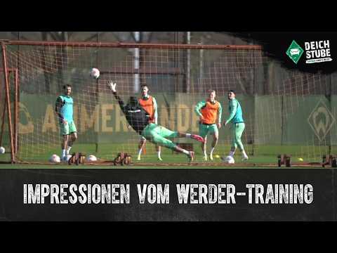 Gute Stimmung trotz personellem Engpass: Impressionen vom ersten Werder-Training vor Union Berlin!