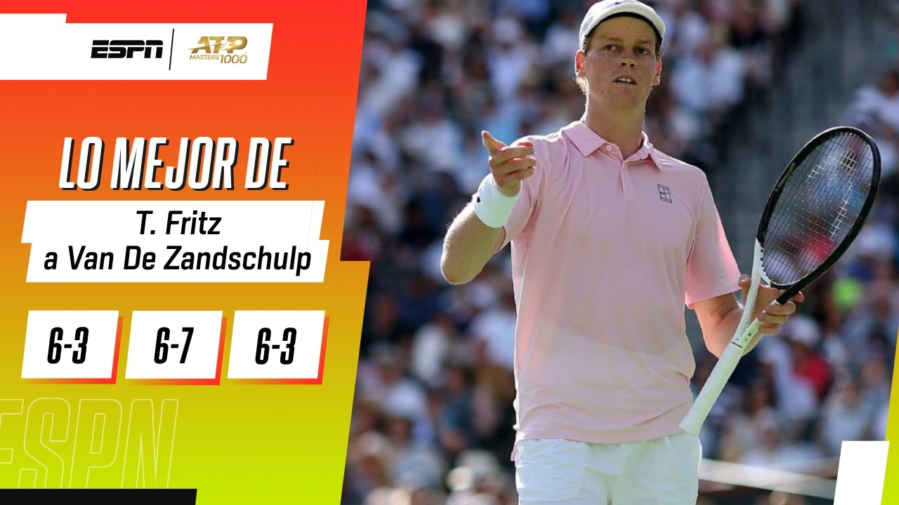 FRITZ TUVO QUE TRABAJAR PARA GANAR EL TERCER SET Y AVANZAR EN MIAMI | RESUMEN