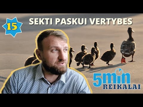 Misija: sekti paskui savo vertybes - 5minReikalai | S02E15