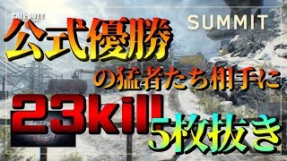 【CES混合】最強SMG視点！23キル無双