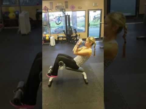 Every BODY's Fit "FIT Clip" 409 Video: Decline Ab with Front Bicep Curls for Core/Upper Body/Biceps