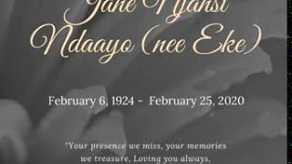 Obituary Sample Idea