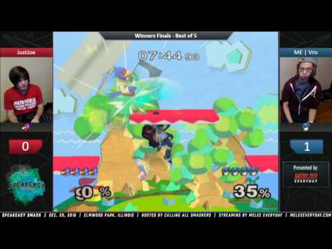 Speakeasy Smash [12/20/16] - ME | Vro (Marth) vs. JustJoe (Falco) - SSBM - Winners Finals