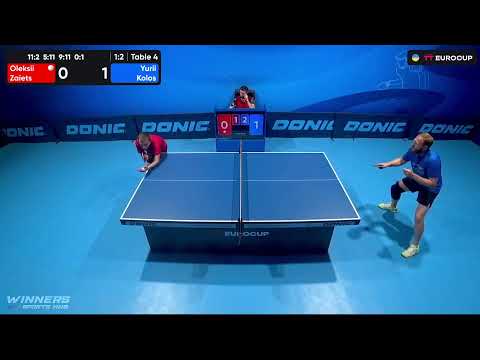 10:45 Oleksii Zaiets - Yurii Kolos  02.09.2023 TT Euro.Cup Ukraine  Professional. Table 4