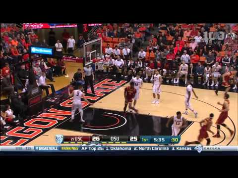 Men's Basketball: USC 70, OSU 85 - Highlights (1/24/16)