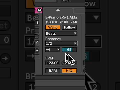 Ableton Live’da Preserve ile Sesleri Manipüle ederek harikalar yaratabilirsin💥 #preserve #ableton