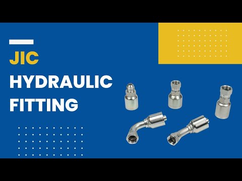 JIC male thread 43 Series hydraulic fitting