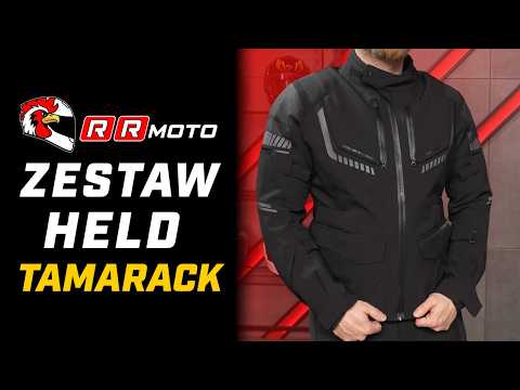 HELD TAMARACK _ turystyczny zestaw motocyklowy z laminatem, D3O Ghost Level 2 i wentylacją ACS