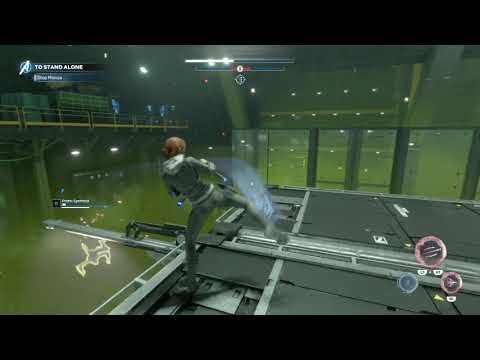 Avengers Walkthrough Stop Monica with Power Surge Ranged Attacks Dodge Parry Grapple