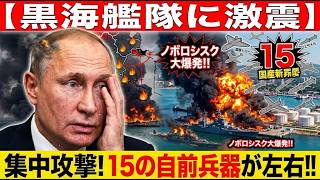 黒海艦隊に激震】ノボロシスク集中攻撃…ウクライナ「15の国産兵器」が左右する戦況