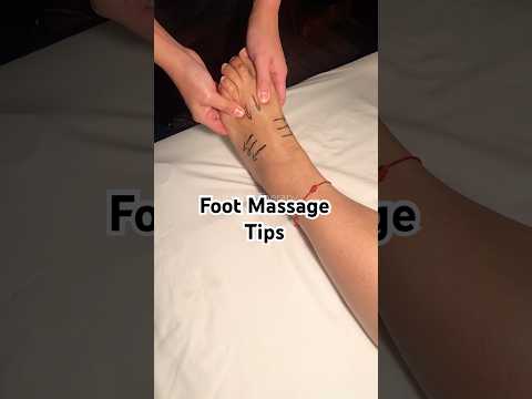 Unlock Foot Relaxation: Top of Foot Massage Techniques 🦶#shorts