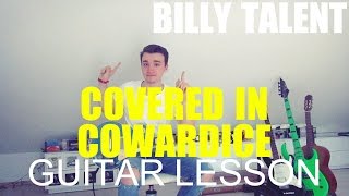 Billy Talent: Covered in cowardice; part 1; (GUITAR TUTORIAL/LESSON#24)