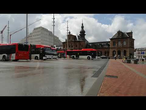 Verschillende bussen vertrekken vanaf Delft Station.