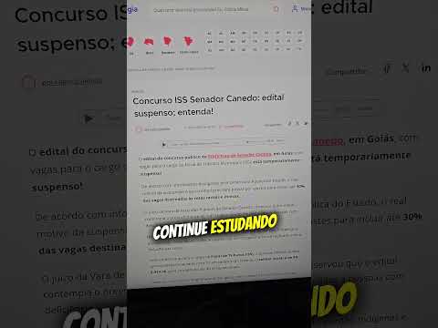 Concurso suspenso em SENADOR CANEDO GOIÁS