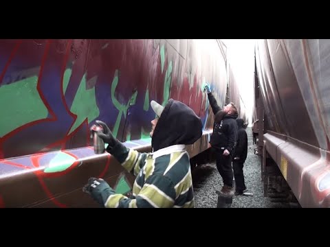 BUSTED! - Train Graffiti - SDK 2020 Part 2  - Real Time Raw Audio - Stompdown Killaz Ephin