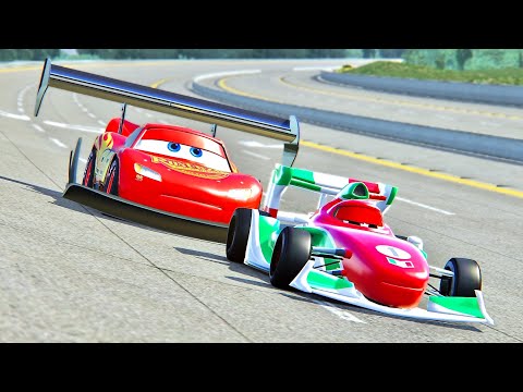 Francesco Bernoulli vs Lightning McQueen GTR at Nardo Speed Ring