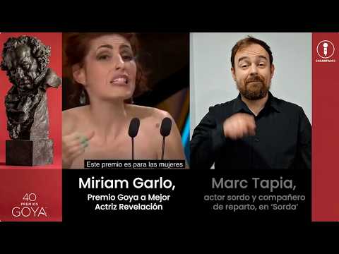 Miriam Garlo, ganadora del Goya a Mejor Actriz revelación