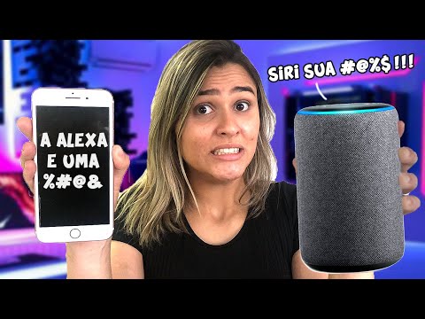 BATALHA ENTRE SIRI E ALEXA! QUEM GANHOU?