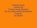 Forever young Karaoke 