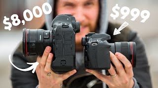$1,000 Camera VS $8,000 Camera!!