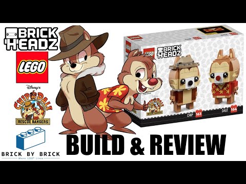 LEGO Brick Headz Chip and Dale Rescue Rangers Build and Review